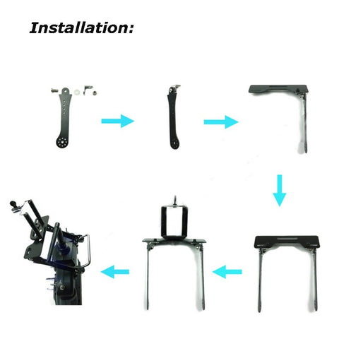 Drone Phone Monitor Clamp Mount