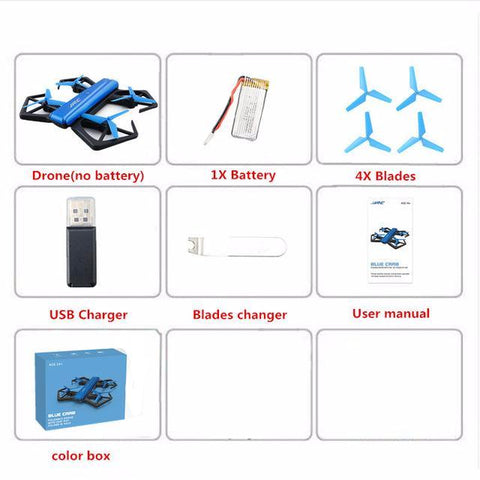 Folded Photography Quadcopter Drones